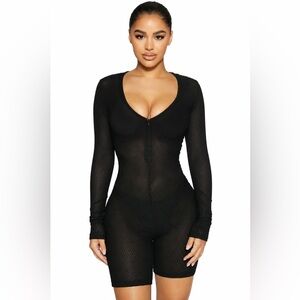 Naked Wardrobe Caught Me Baby Fishnet Romper